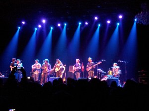 The combination of Honey Honey and Trampled by Turtles.